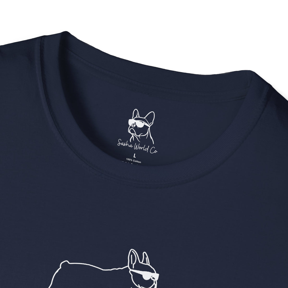 French Bulldog Minimalist Tee, Comfort Colors Dog Lover Shirt, Frenchie Mom